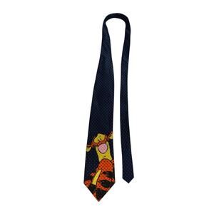 Disney Winnie The Pooh Tigger Cartoon Vintage Novelty Necktie Polyester